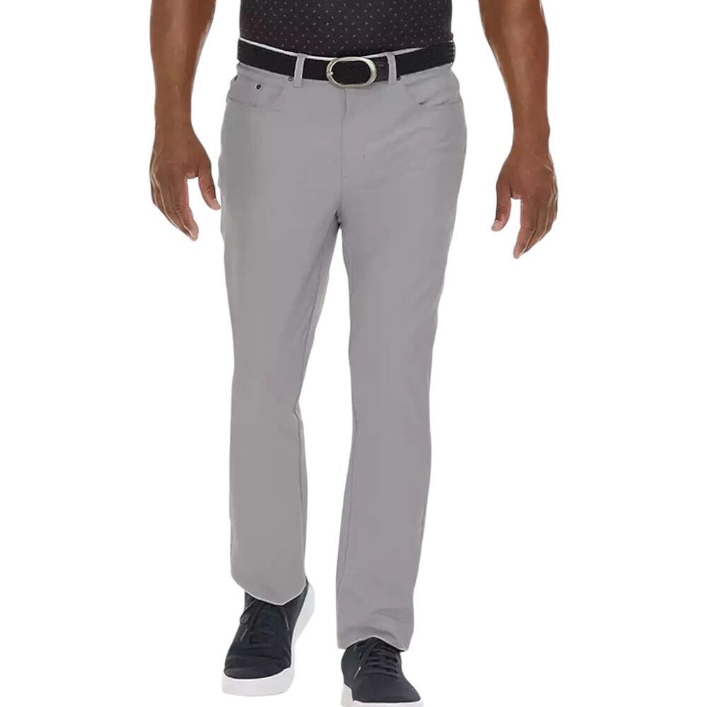 Greg Norman Men's Grey Microfiber Performance 5 Pocket Pant | NEW/NWT!! - Picture 1 of 9